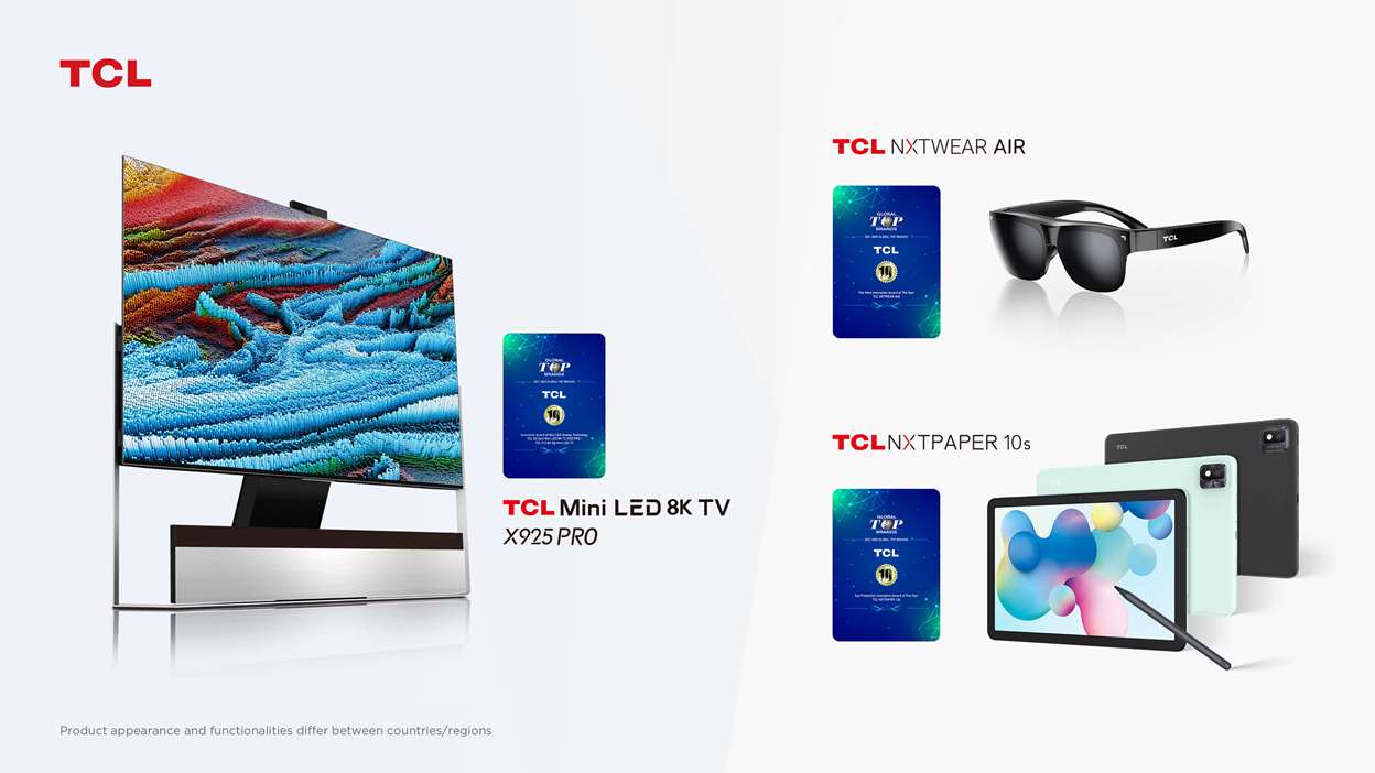 TCL vence prêmios de inovação do IDG durante a CES 2022